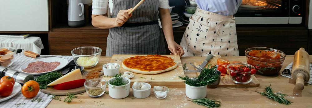 homemade pizza